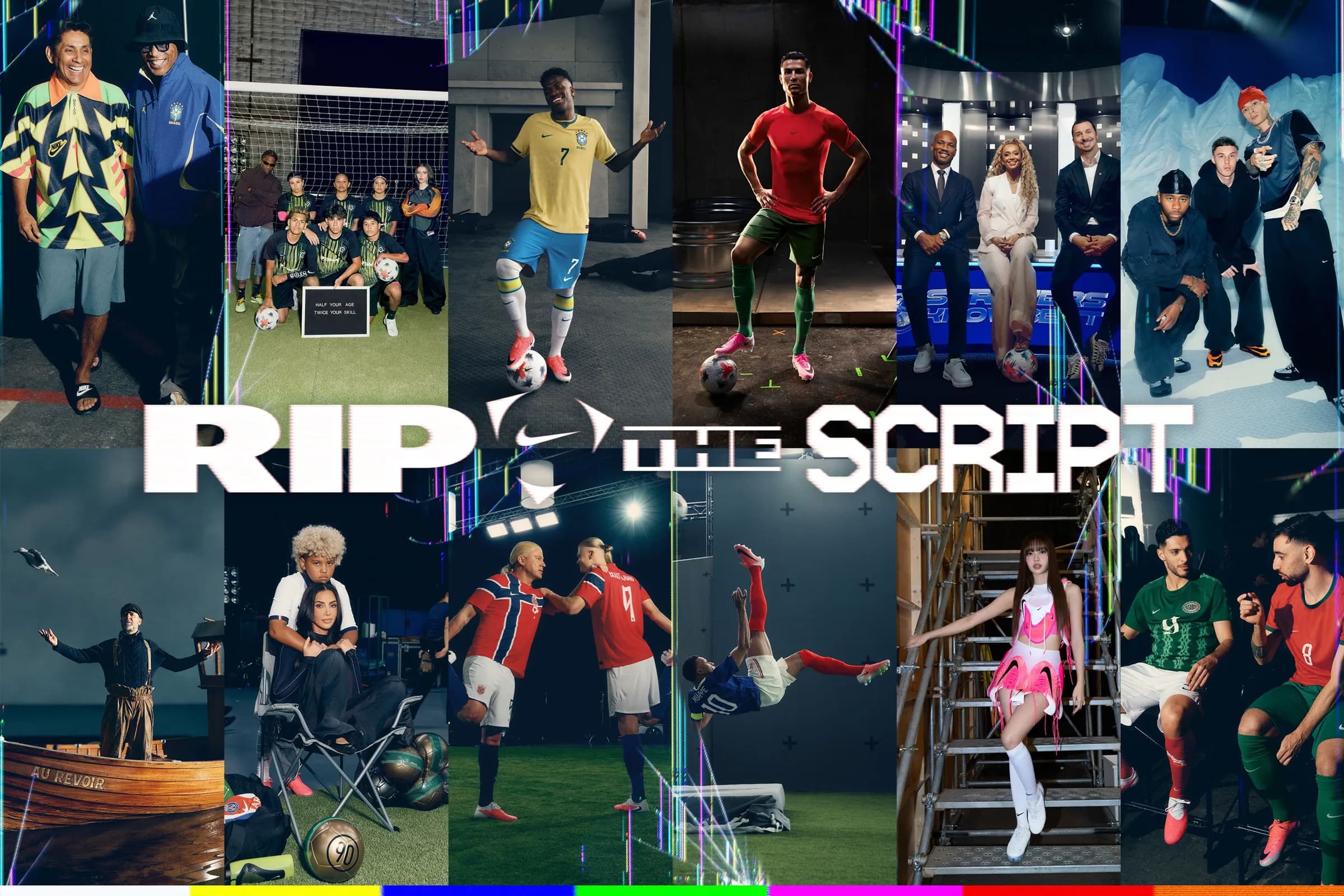 Nike Football Rip the Script World Cup 2026 campaign collage